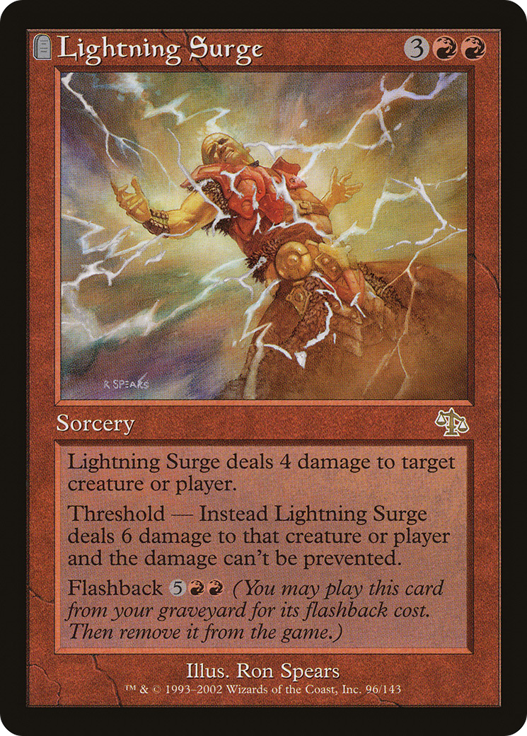Image of Lightning Surge (JUD-096) - Judgment: (tombstone)
