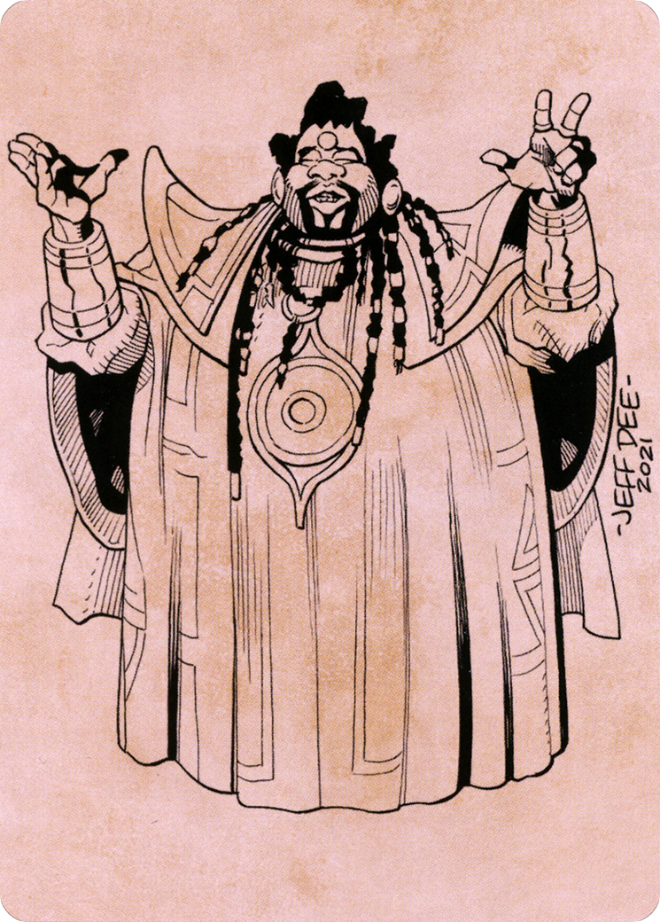 Image of Alaundo the Seer // Alaundo the Seer (ACLB-061) - Battle for Baldur's Gate Art Series (Borderless)