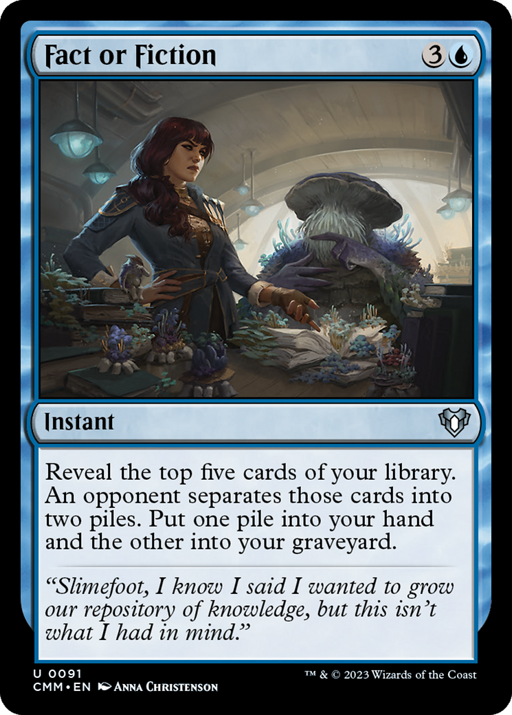 Image of Fact or Fiction (CMM-091) - Commander Masters Foil
