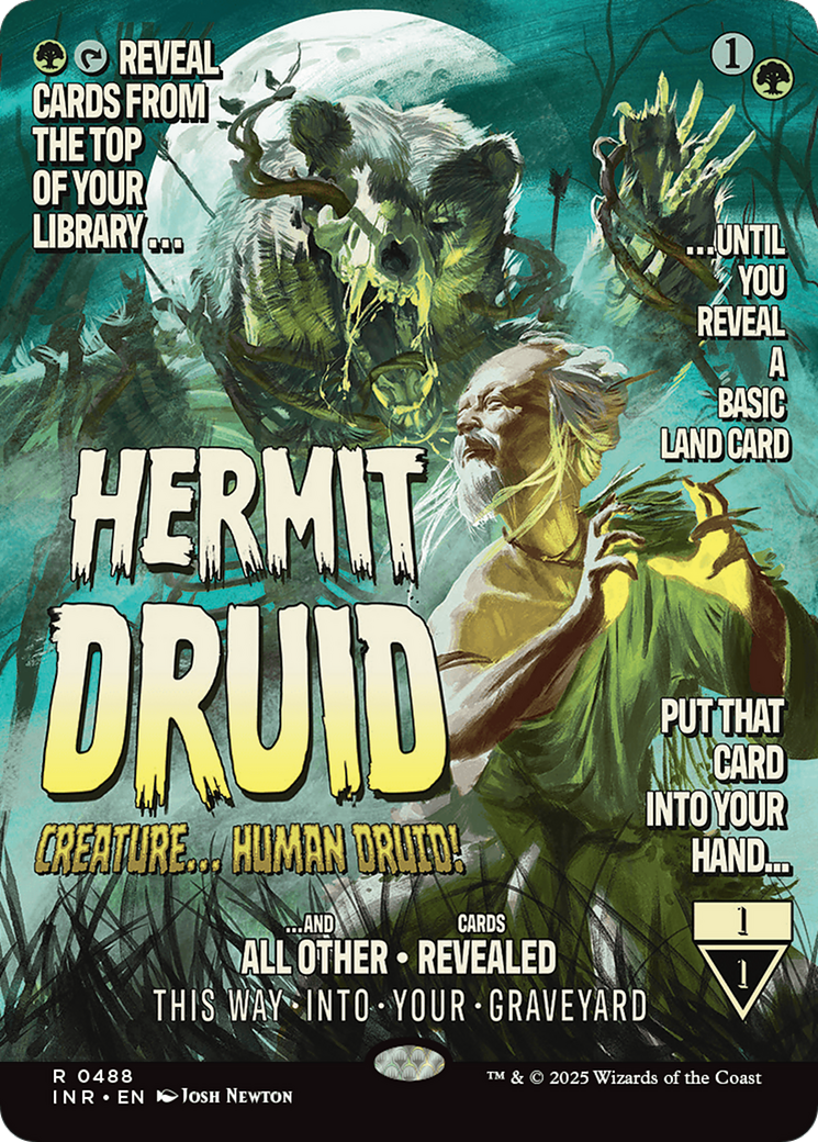 Image of Hermit Druid (Showcase) (INR-488) - Innistrad Remastered: (Showcase) (Borderless)