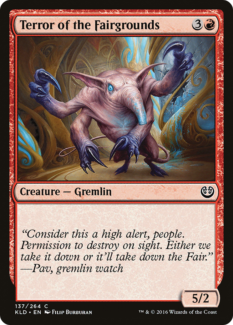 Image of Terror of the Fairgrounds (KLD-137) - Kaladesh