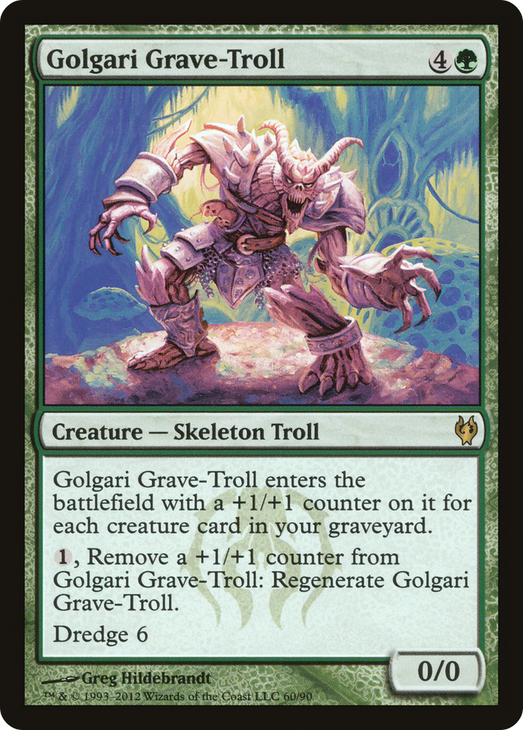 Image of Golgari Grave-Troll (DDJ-060) - Duel Decks: Izzet vs. Golgari