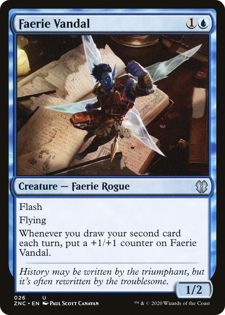 Image of Faerie Vandal (ZNC-026) - Zendikar Rising Commander
