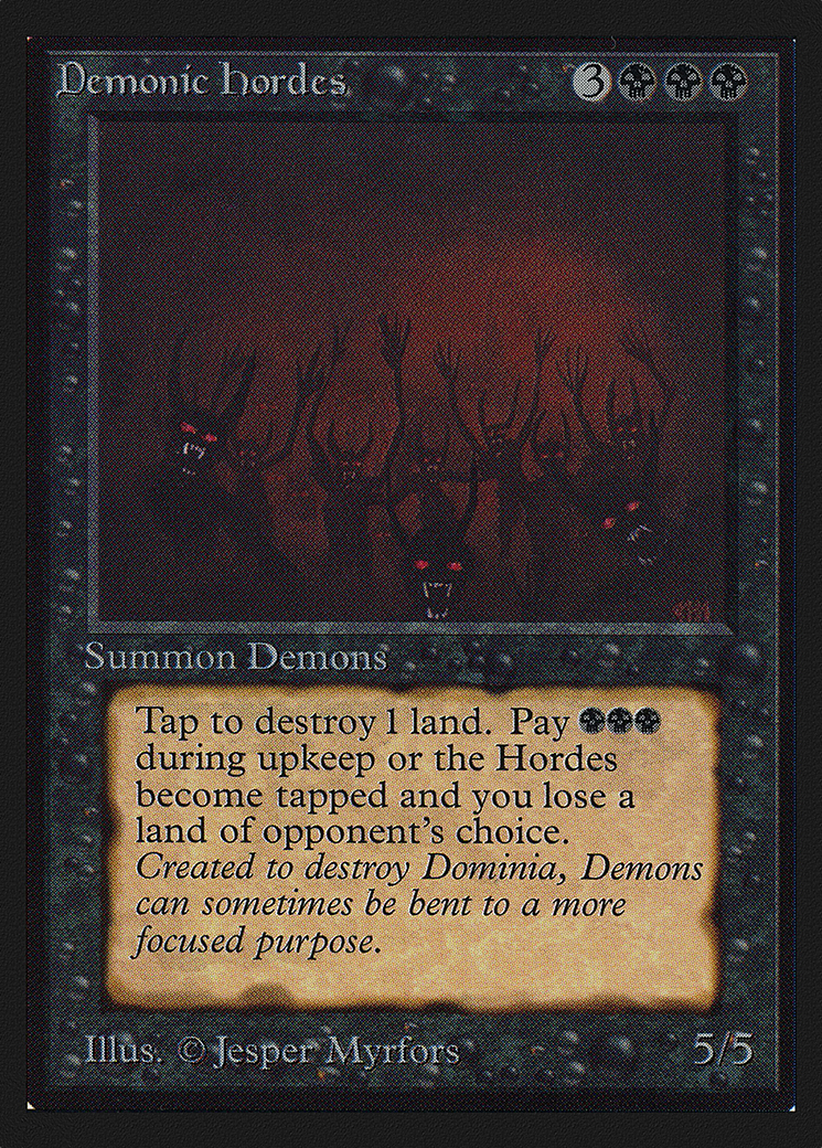 Image of Demonic Hordes (IE) (IED-) - Intl. Collectors' Edition