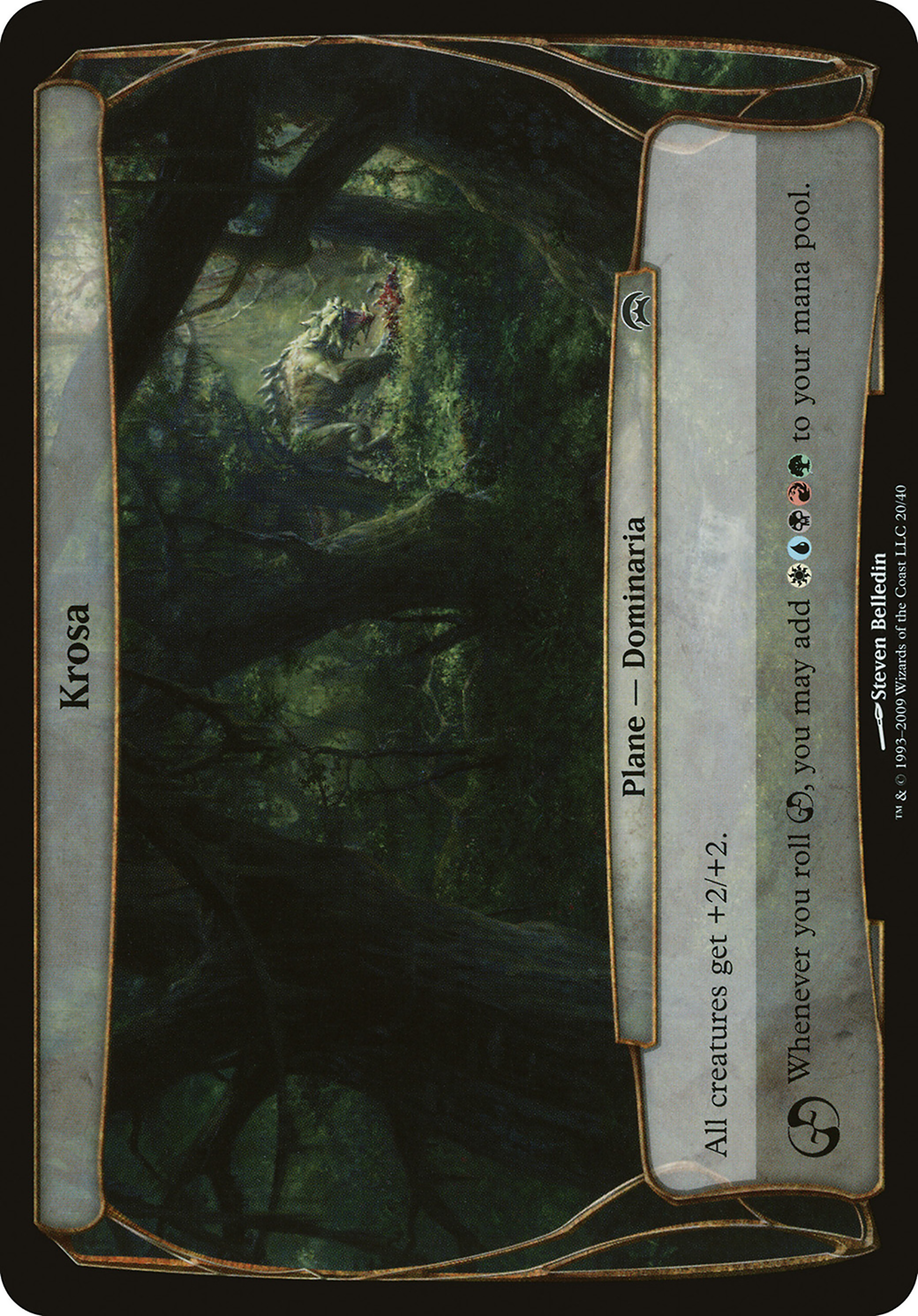 Image of Krosa (Planechase) (OVER-) - Planechase Planes