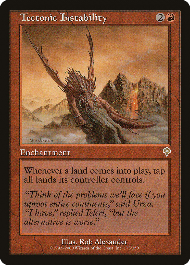 Image of Tectonic Instability (INV-173) - Invasion Foil