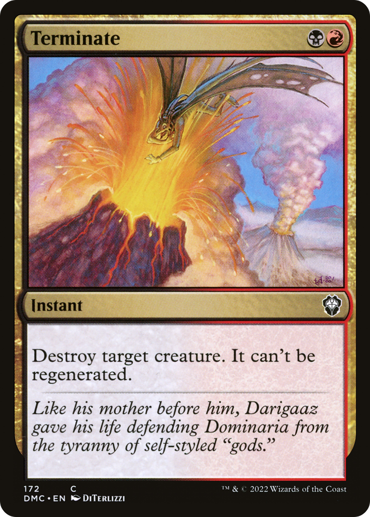 Image of Terminate (DMC-172) - Dominaria United Commander