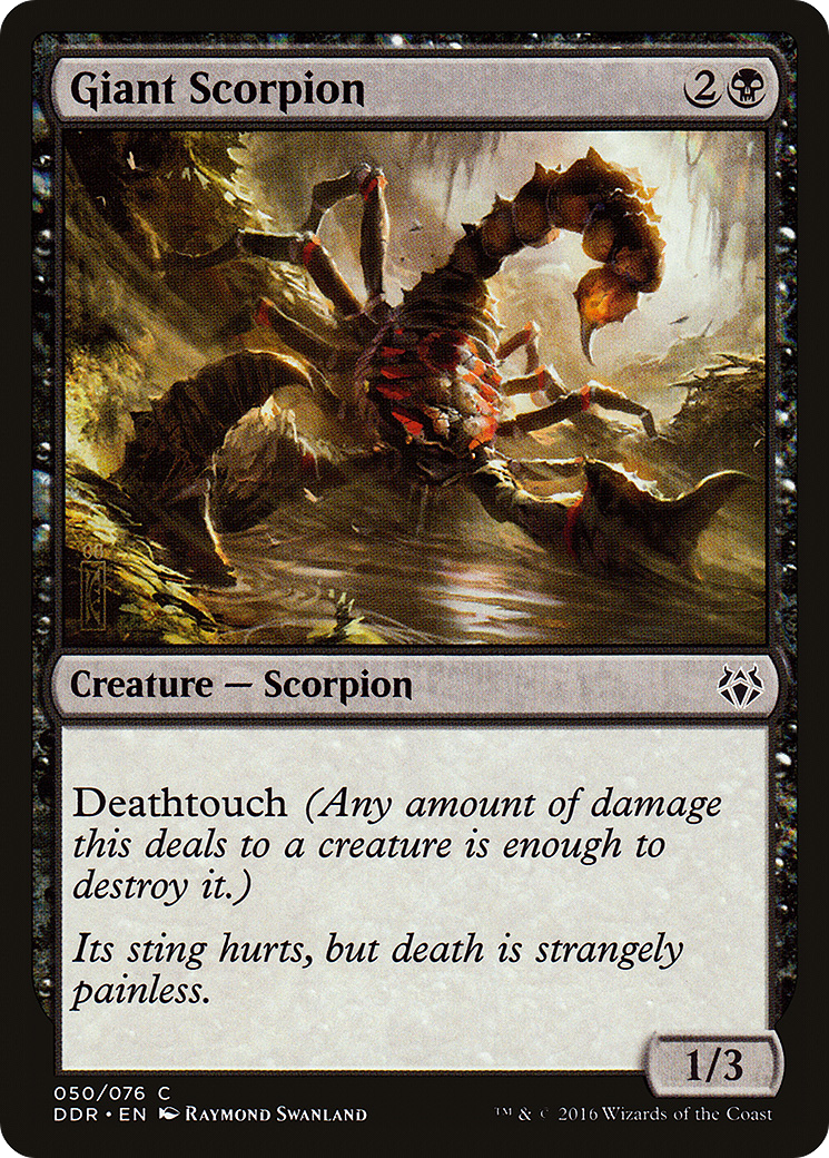 Image of Giant Scorpion (DDR-050) - Duel Decks: Nissa vs. Ob Nixilis