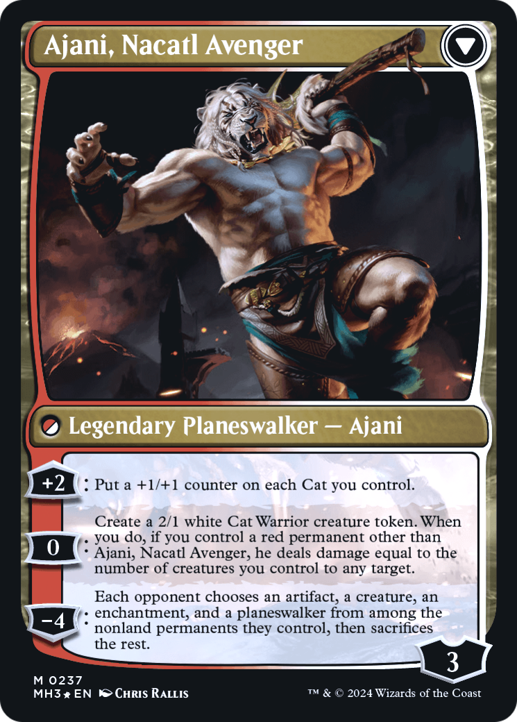 Image of Ajani, Nacatl Pariah (PRE-237) - Modern Horizons 3 Promos Foil
