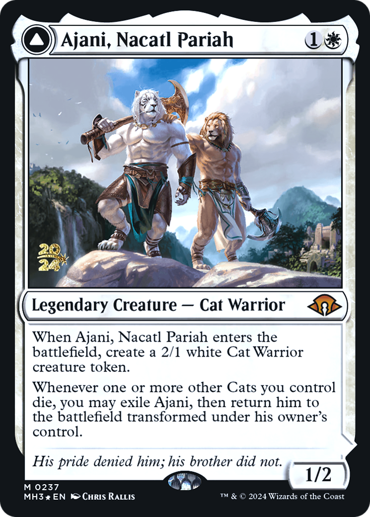Image of Ajani, Nacatl Pariah (PRE-237) - Modern Horizons 3 Promos Foil