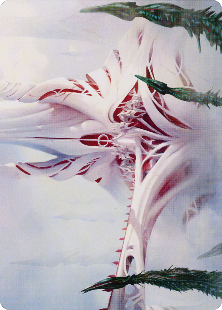 Image of The Fair Basilica // The Fair Basilica (AONE-059) - Phyrexia: All Will Be One Art Series (Borderless) Foil