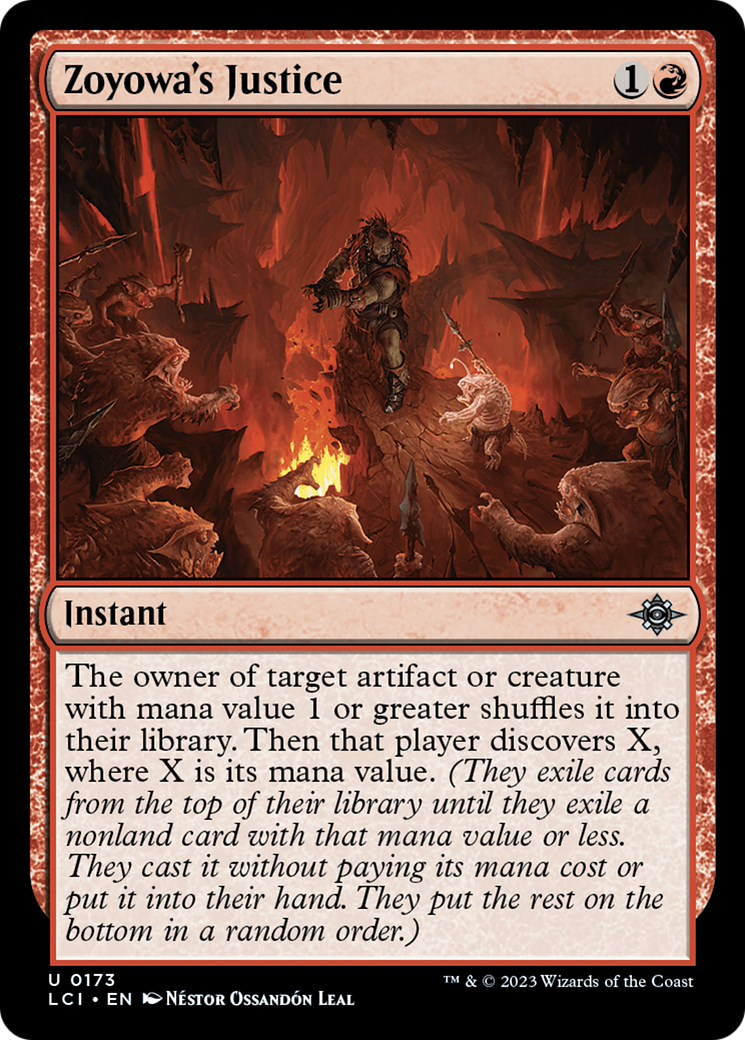 Image of Zoyowa's Justice (LCI-173) - The Lost Caverns of Ixalan