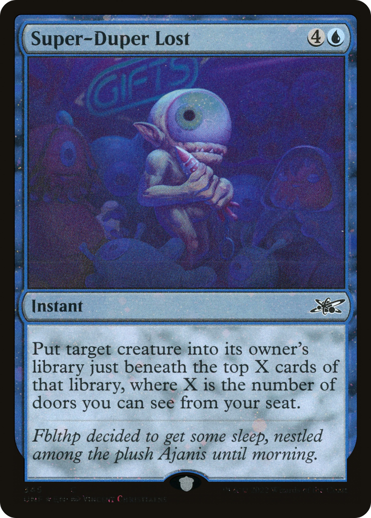 Image of Super-Duper Lost (Galaxy Foil) (UNF-345) - Unfinity Foil