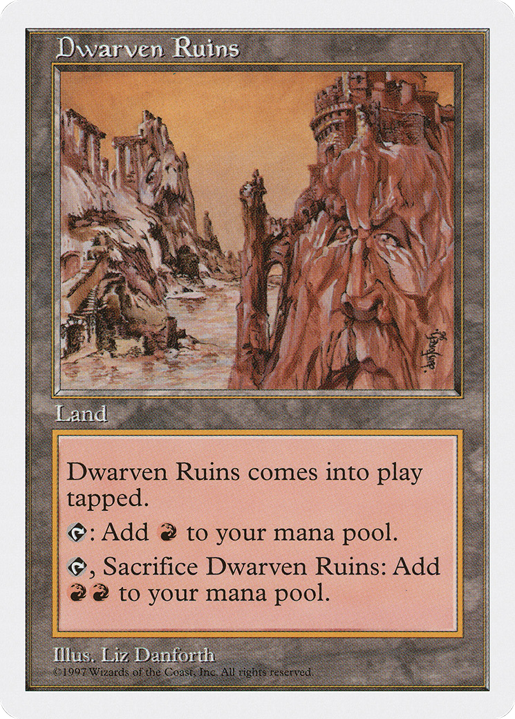 Image of Dwarven Ruins (5ED-) - Fifth Edition