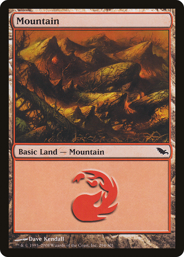 Image of Mountain (294) (SHM-294) - Shadowmoor Foil
