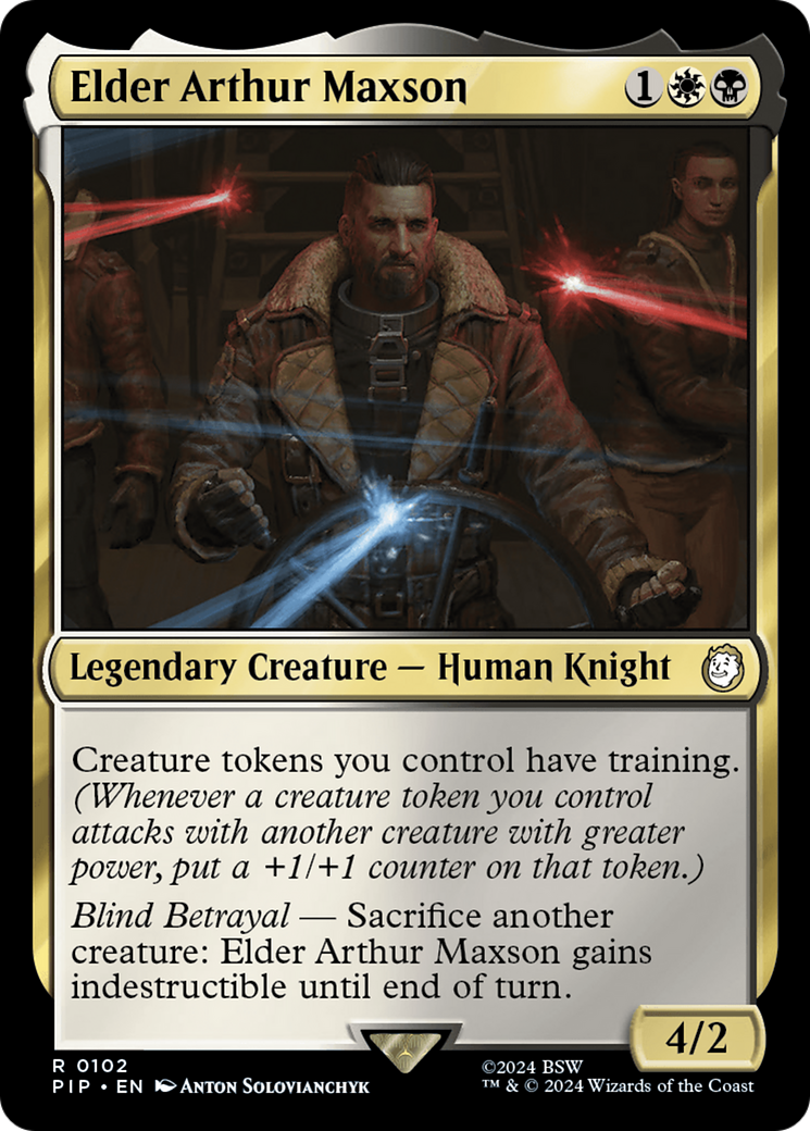 Image of Elder Arthur Maxson (PIP-102) - Fallout Foil