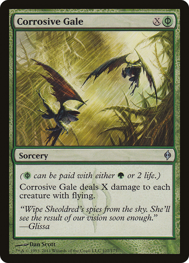Image of Corrosive Gale (NPH-107) - New Phyrexia Foil