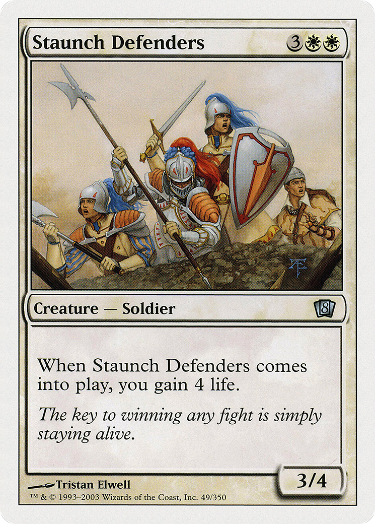 Image of Staunch Defenders (8ED-49★) - 8th Edition