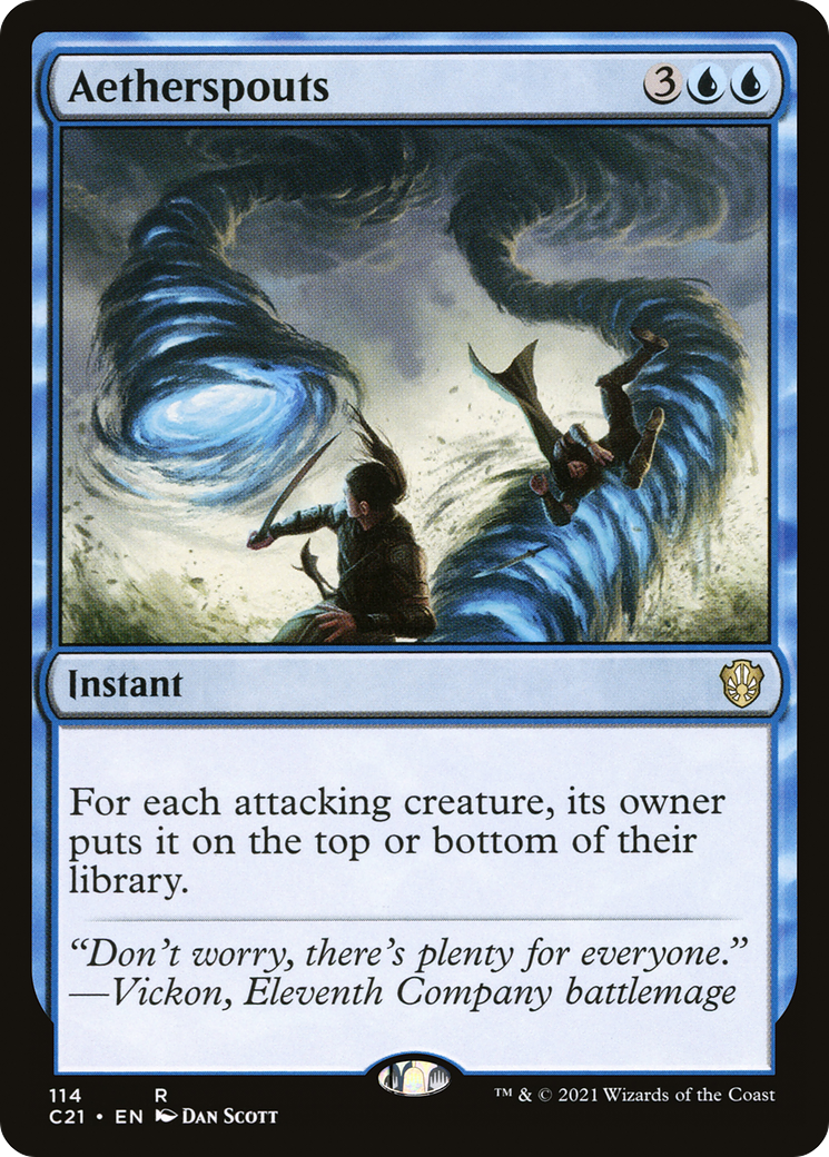 Image of Aetherspouts (C21-114) - Commander 2021