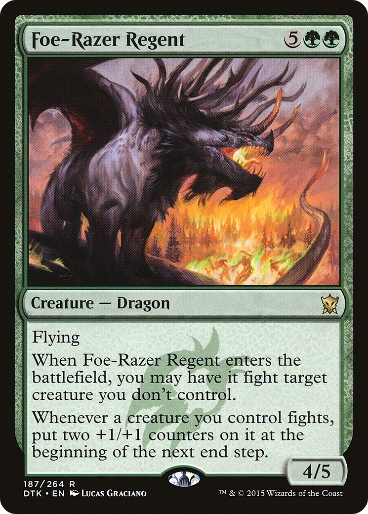 Image of Foe-Razer Regent (DTK-187) - Dragons of Tarkir Foil