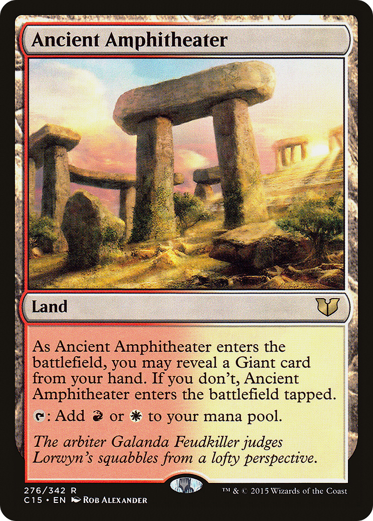 Image of Ancient Amphitheater (C15-276) - Commander 2015