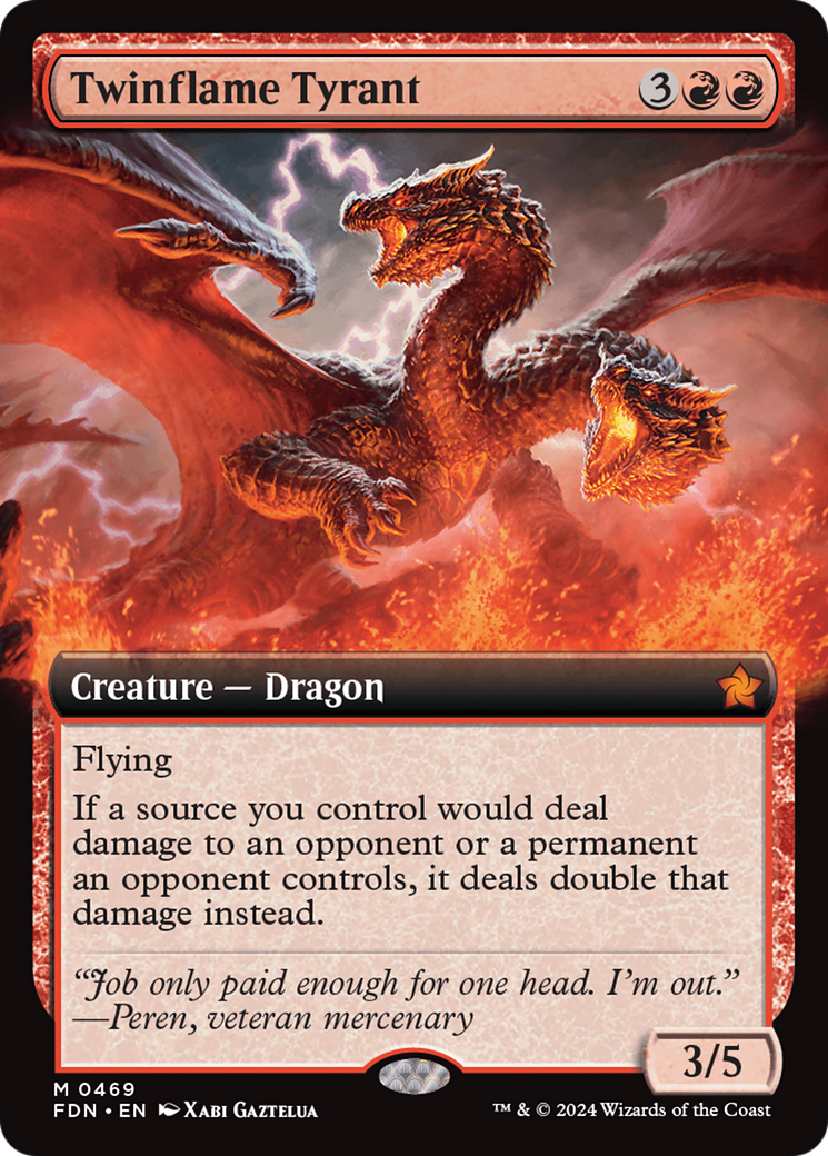 Image of Twinflame Tyrant (Extended Art) (FDN-469) - Foundations: (Extended Art)