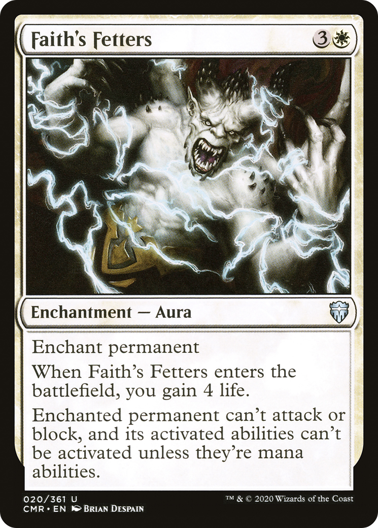 Image of Faith's Fetters (CMR-020) - Commander Legends Foil