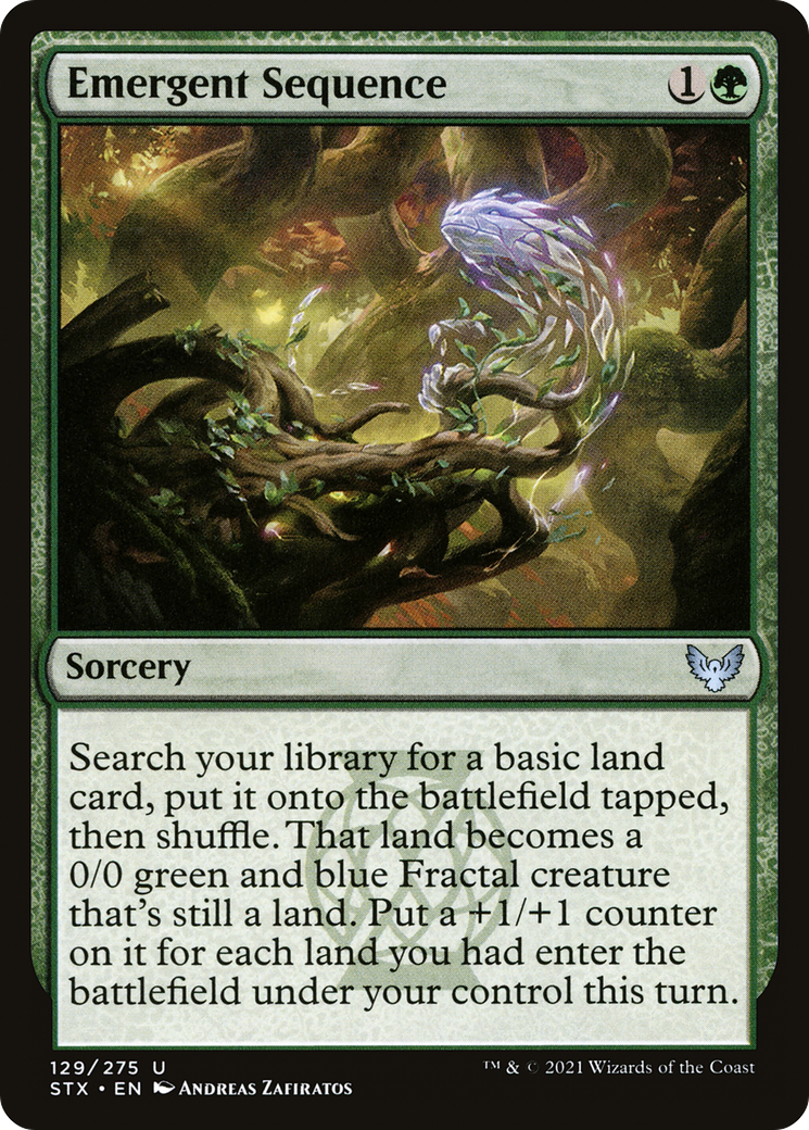 Image of Emergent Sequence (STX-129) - Strixhaven: School of Mages