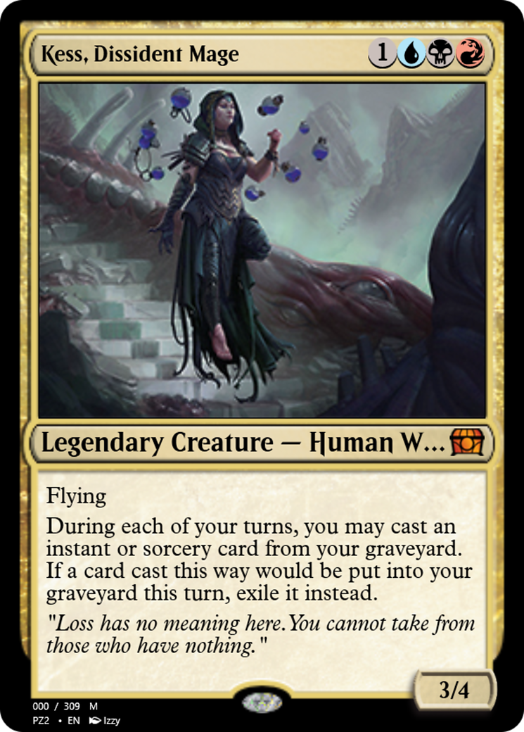 Image of Kess, Dissident Mage (PZ2-65763) - Treasure Chest Foil