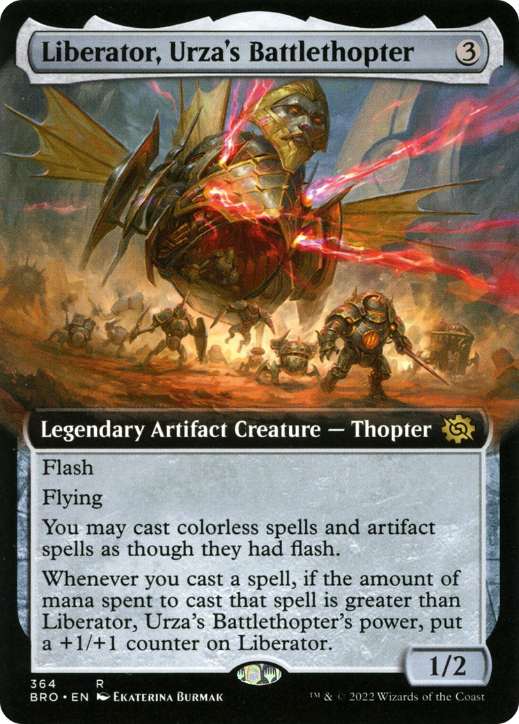 Image of Liberator, Urza's Battlethopter (Extended Art) (BRO-364) - The Brothers' War: (Extended Art) Foil
