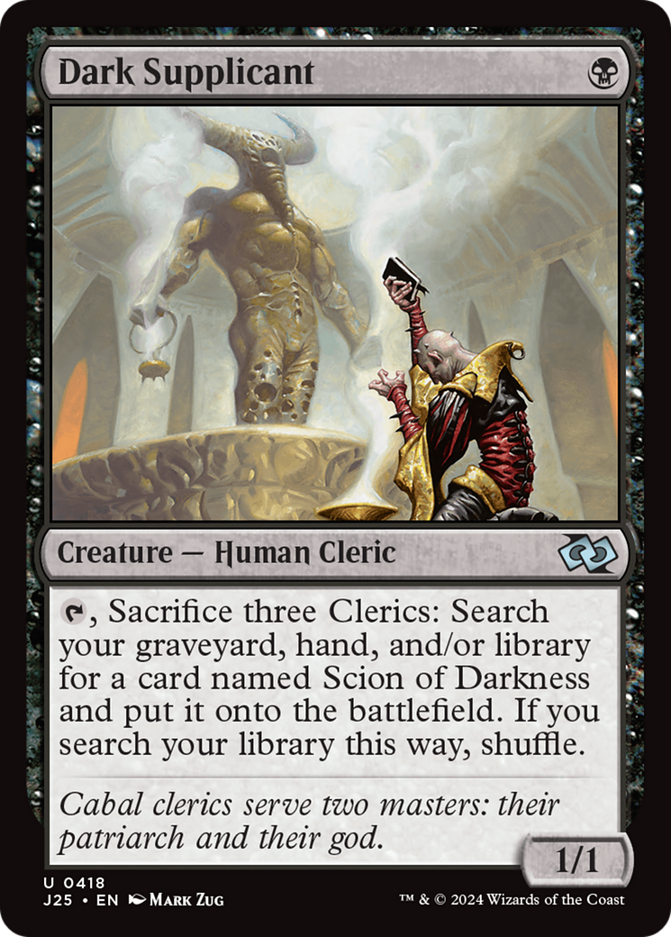 Image of Dark Supplicant (J25-418) - Foundations Jumpstart