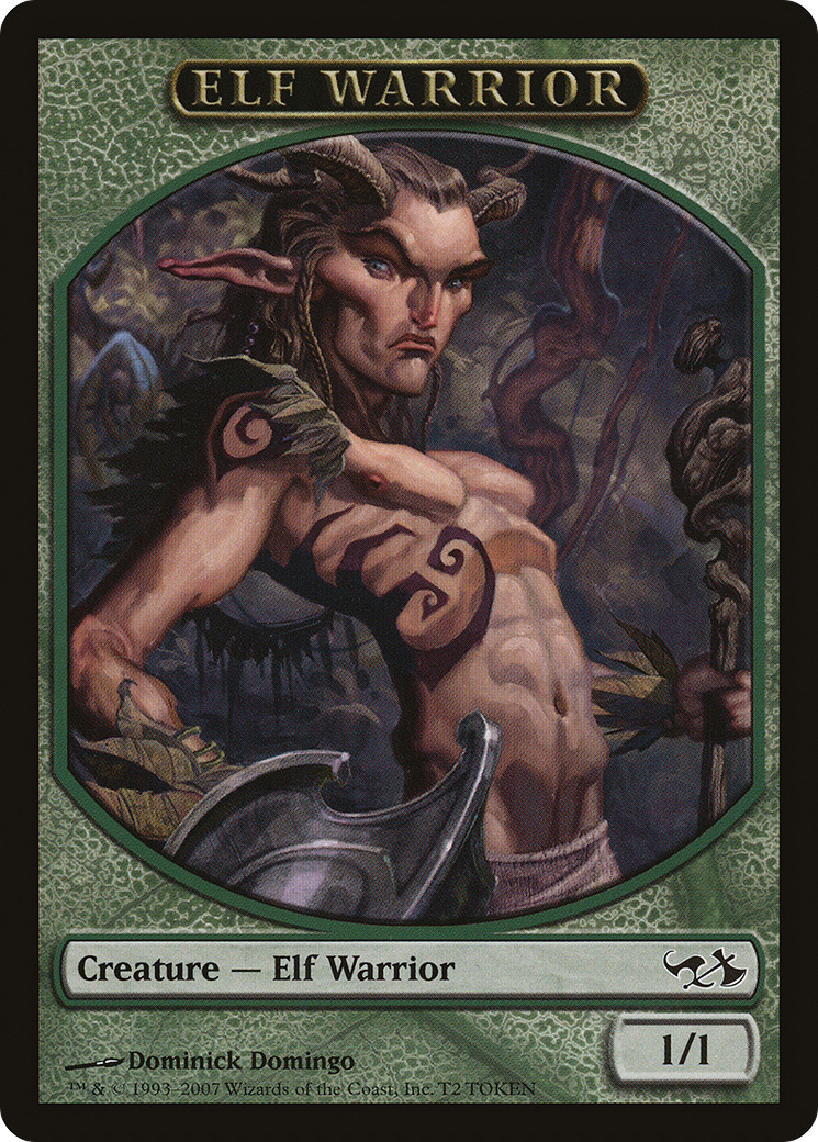 Image of Elf Warrior Token (EVG-0T2) - Duel Decks: Elves vs. Goblins Tokens