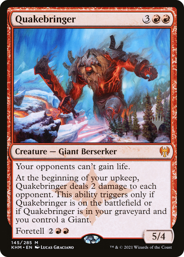 Image of Quakebringer (PPKHM-145) - Kaldheim Promos