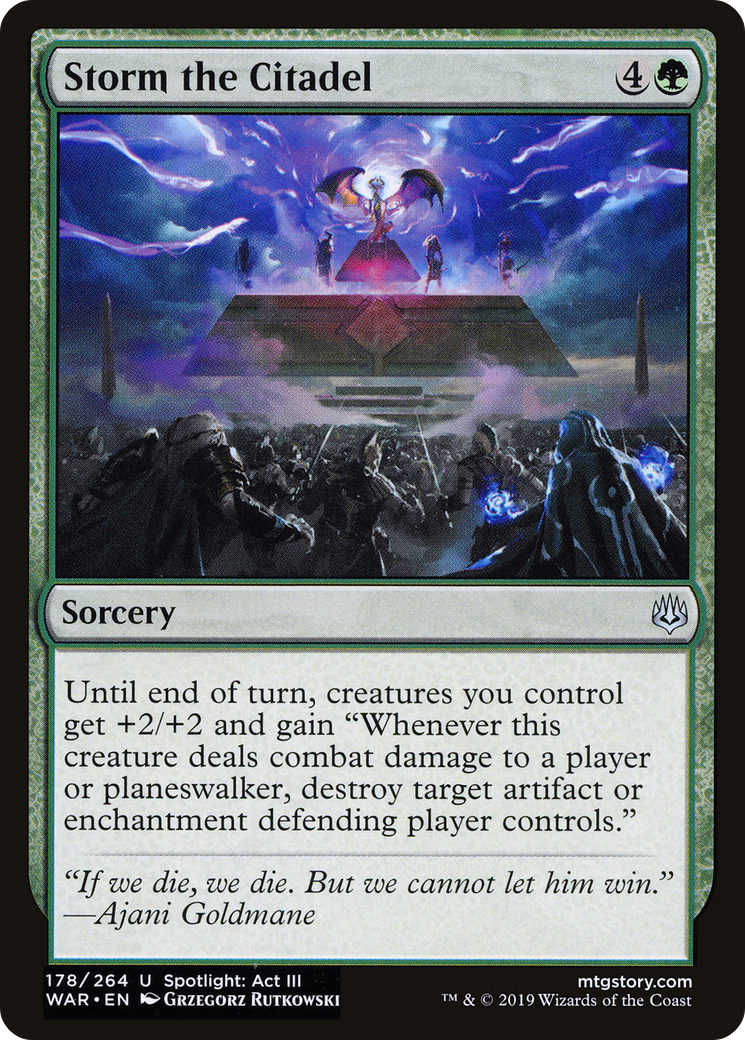 Image of Storm the Citadel (WAR-178) - War of the Spark