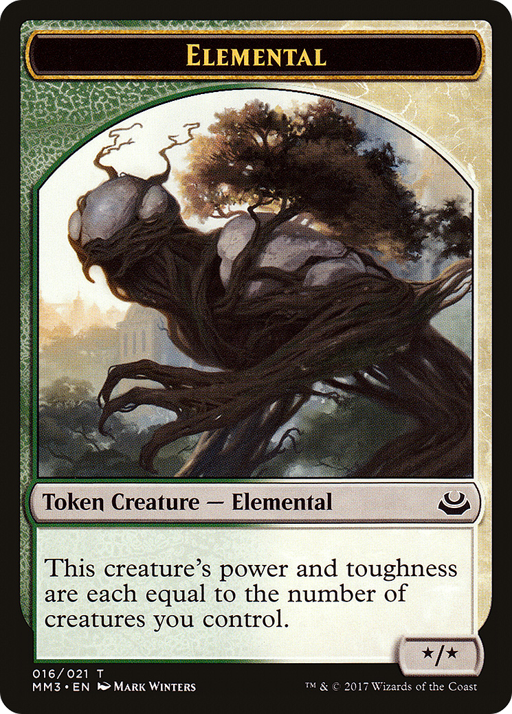 Image of Elemental Token (MM3-016) - Modern Masters 2017 Tokens