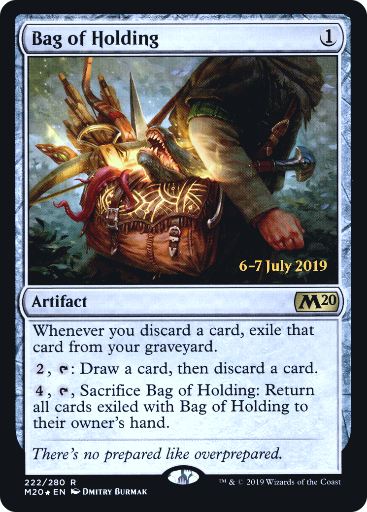 Image of Bag of Holding (PRE-222) - Core Set 2020 Promos Foil