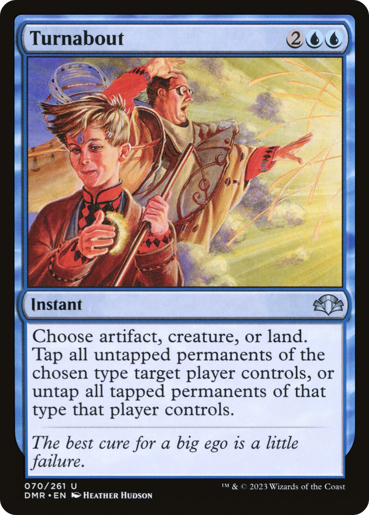 Image of Turnabout (DMR-070) - Dominaria Remastered Foil