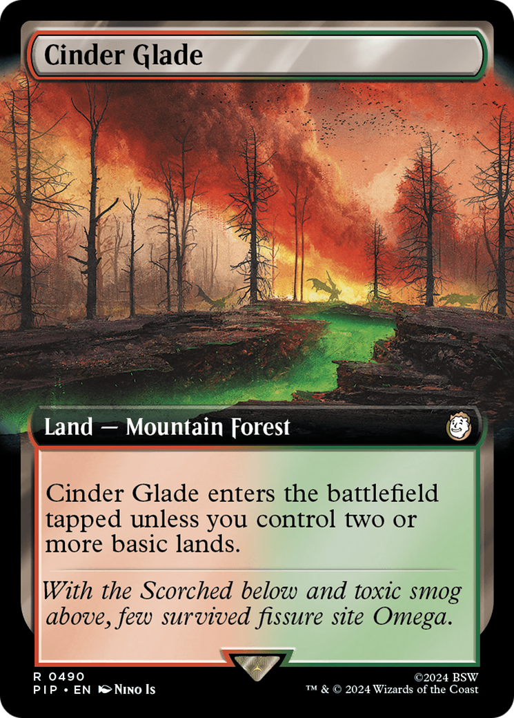 Image of Cinder Glade (Extended Art) (PIP-490) - Fallout: (Extended Art) Foil
