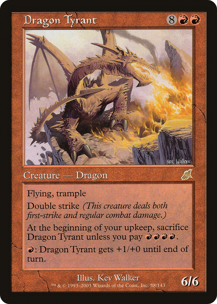 Image of Dragon Tyrant (SCG-088) - Scourge Foil