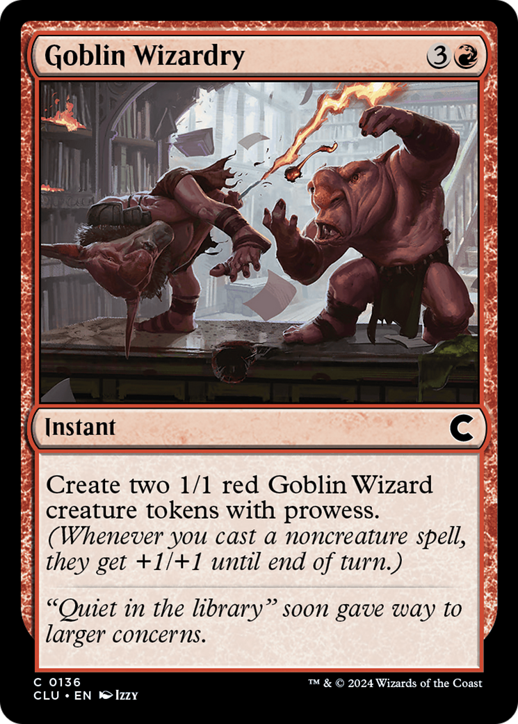 Image of Goblin Wizardry (CLU-136) - Ravnica: Clue Edition