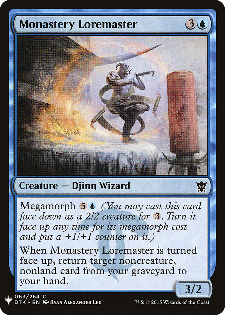 Image of Monastery Loremaster (LIST-063) - The List