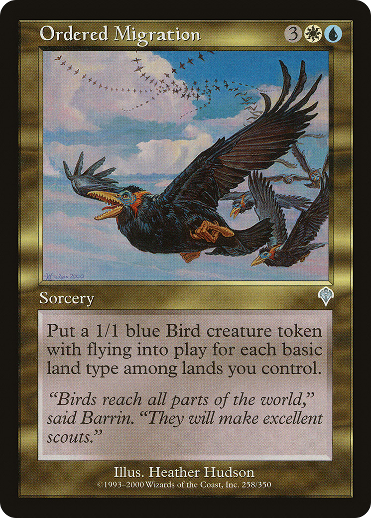 Image of Ordered Migration (INV-258) - Invasion Foil