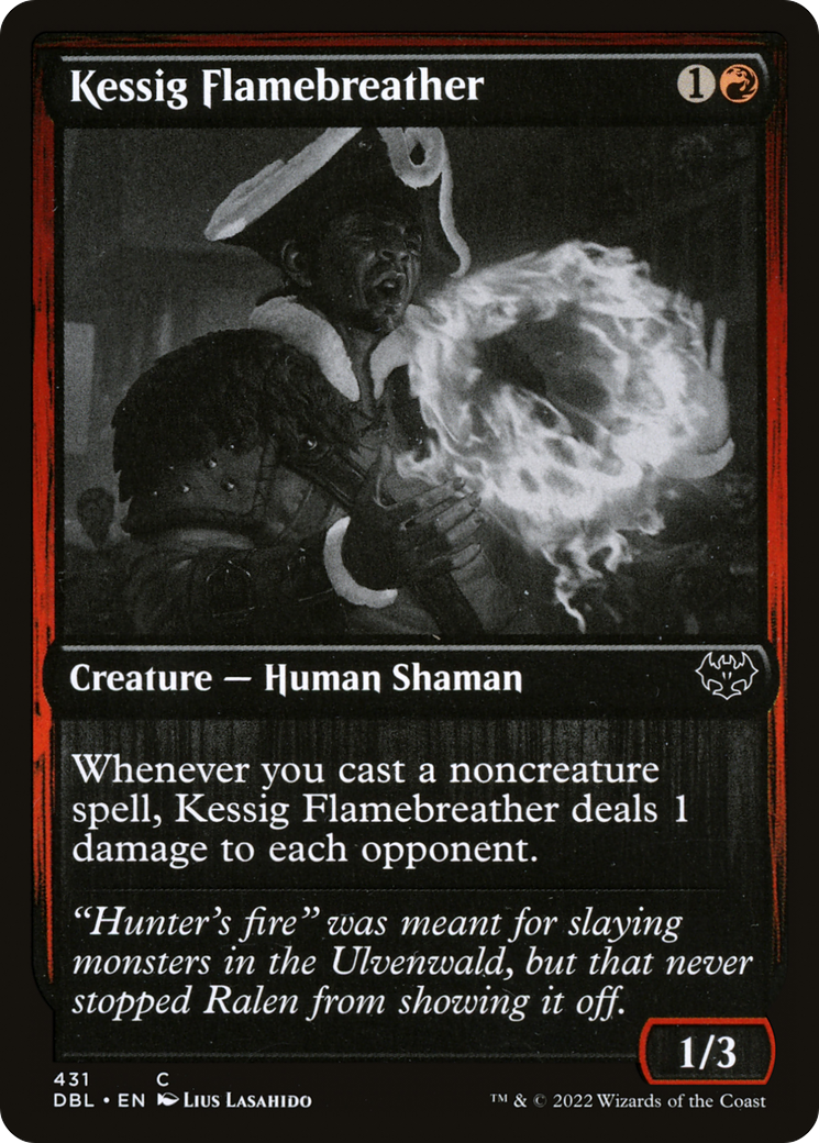 Image of Kessig Flamebreather (DBL-431) - Innistrad: Double Feature Foil