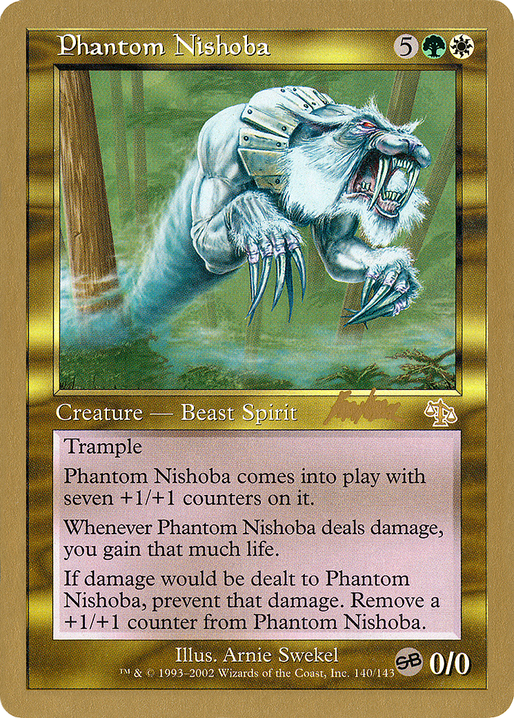 Image of Phantom Nishoba - 2002 Brian Kibler (JUD) (SB) (WCD-) - World Championship Decks 2002