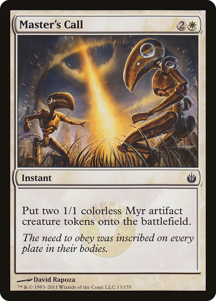 Image of Master's Call (MBS-013) - Mirrodin Besieged Foil