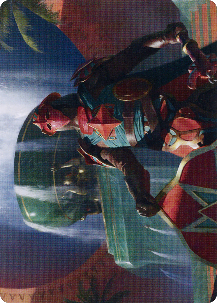 Image of Tomakul Honor Guard // Tomakul Honor Guard (ABRO-028) - The Brothers' War Art Series (Borderless) Foil
