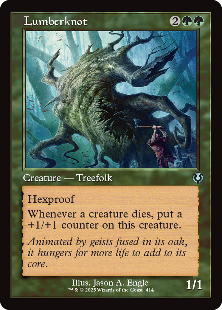 Image of Lumberknot (Retro Frame) (INR-414) - Innistrad Remastered Foil