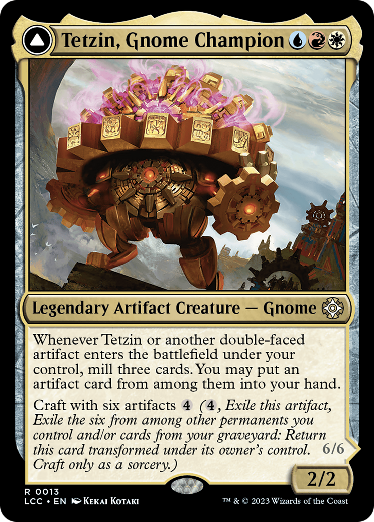 Image of Tetzin, Gnome Champion (LCC-013) - The Lost Caverns of Ixalan Commander