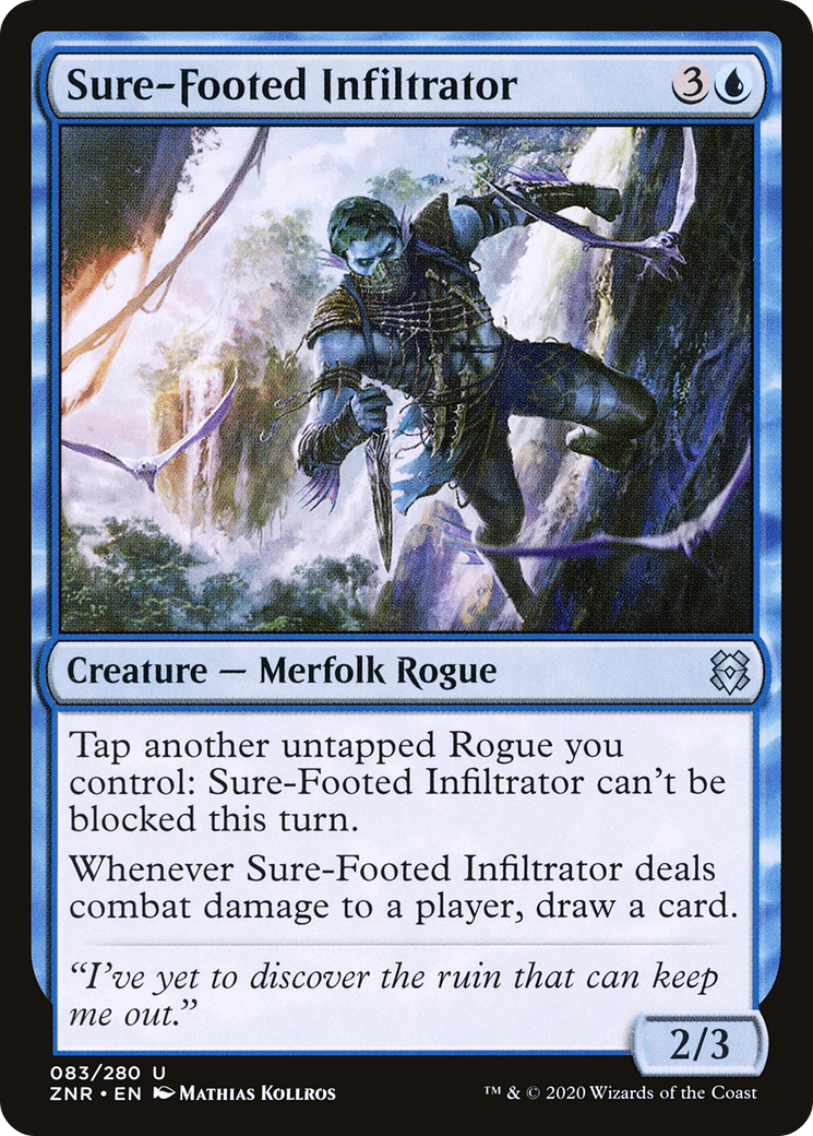 Image of Sure-Footed Infiltrator (ZNR-083) - Zendikar Rising
