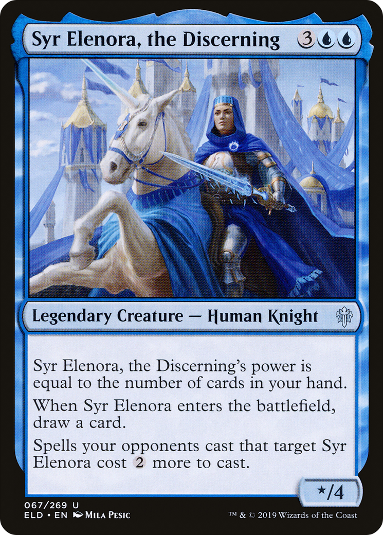 Image of Syr Elenora, the Discerning (ELD-067) - Throne of Eldraine Foil